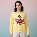 Fly High Buddy Sweatshirt — Cute Dog Pilot Sweatshirt