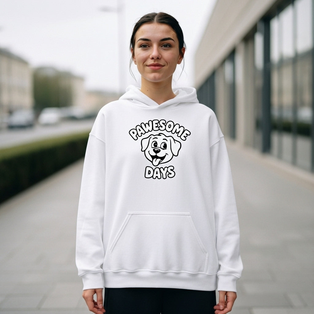 Pawesome Days Hoodie – Cute Dog Graphic Pullover