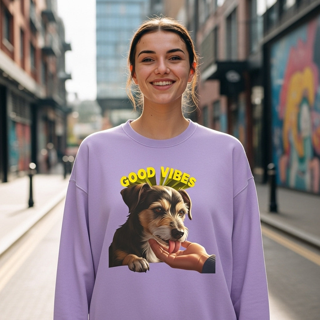 Good Vibes Puppy Sweatshirt