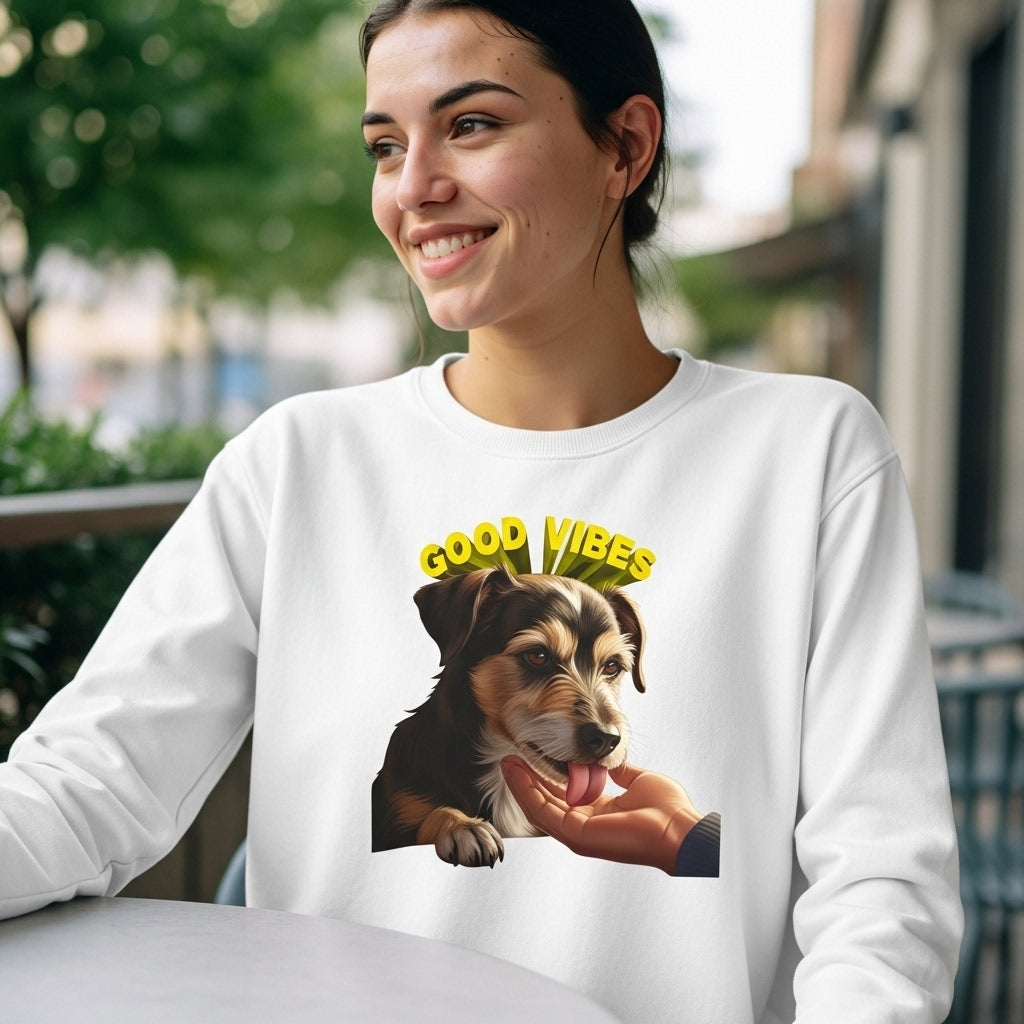 Good Vibes Puppy Sweatshirt
