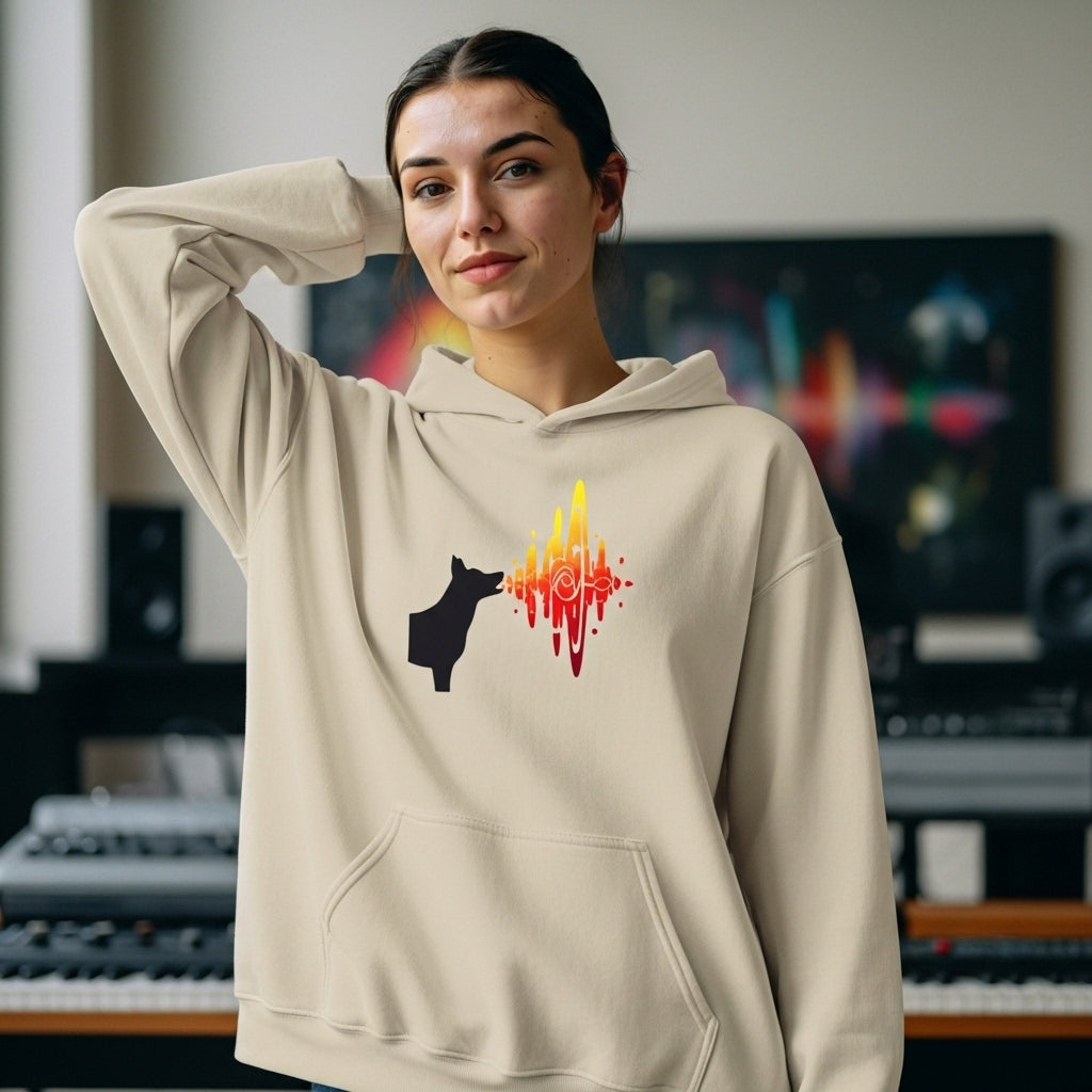 Dog Lover Hoodie — “Dogs Welcome, People Tolerated” Cozy Pullover