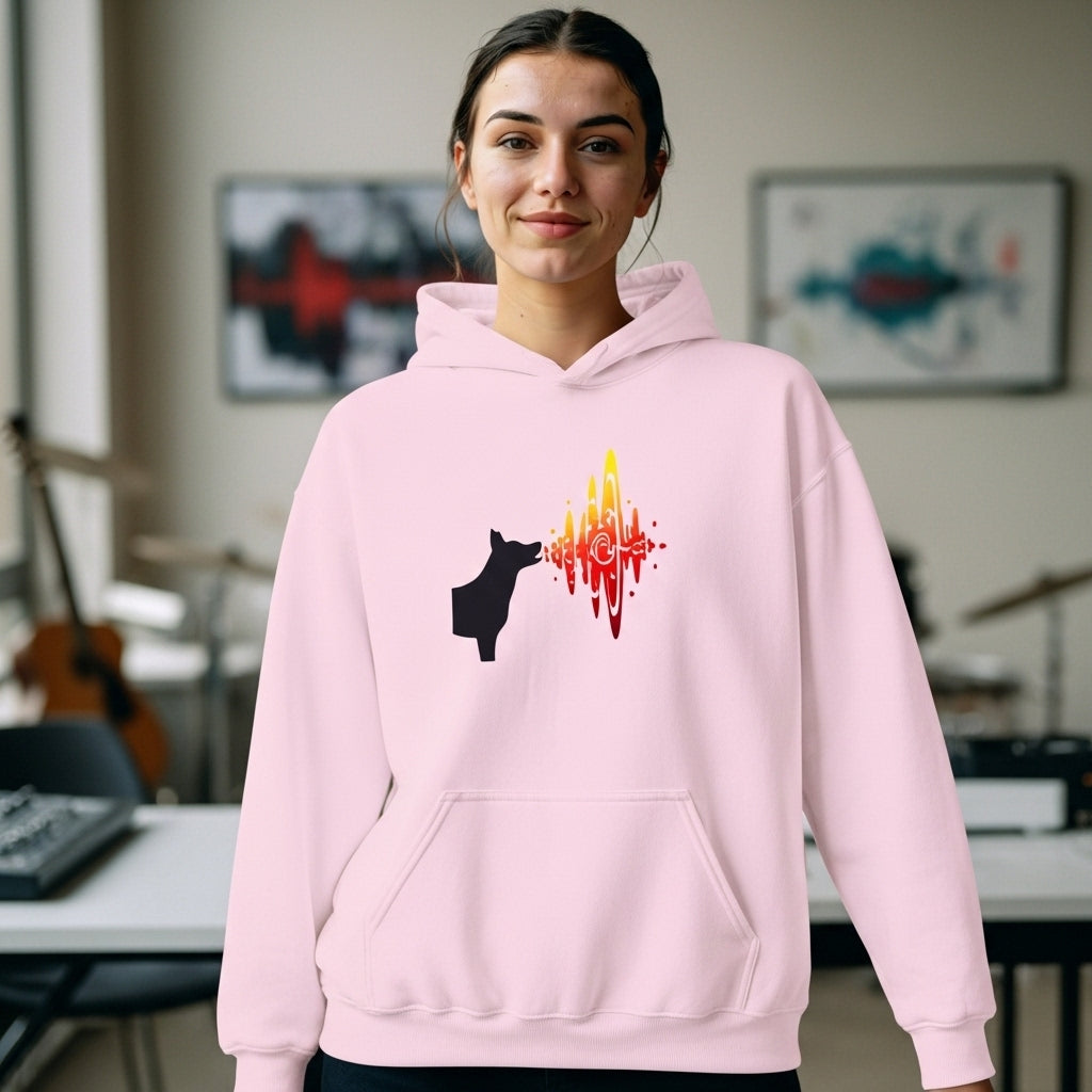 Dog Lover Hoodie — “Dogs Welcome, People Tolerated” Cozy Pullover