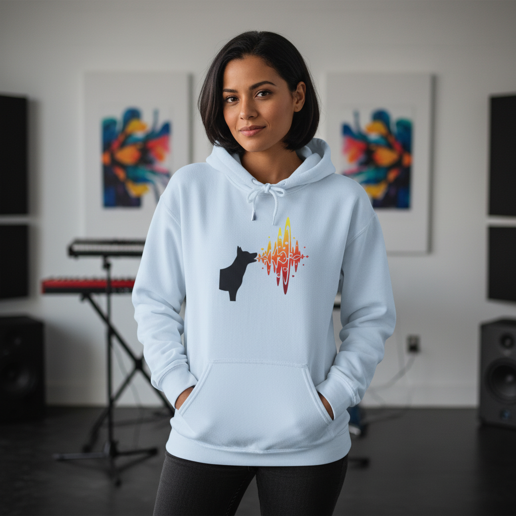 Dog Lover Hoodie — “Dogs Welcome, People Tolerated” Cozy Pullover
