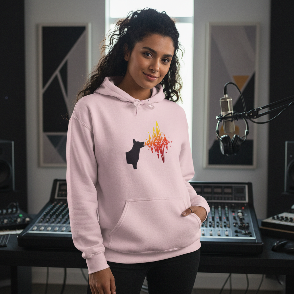 Dog Lover Hoodie — “Dogs Welcome, People Tolerated” Cozy Pullover