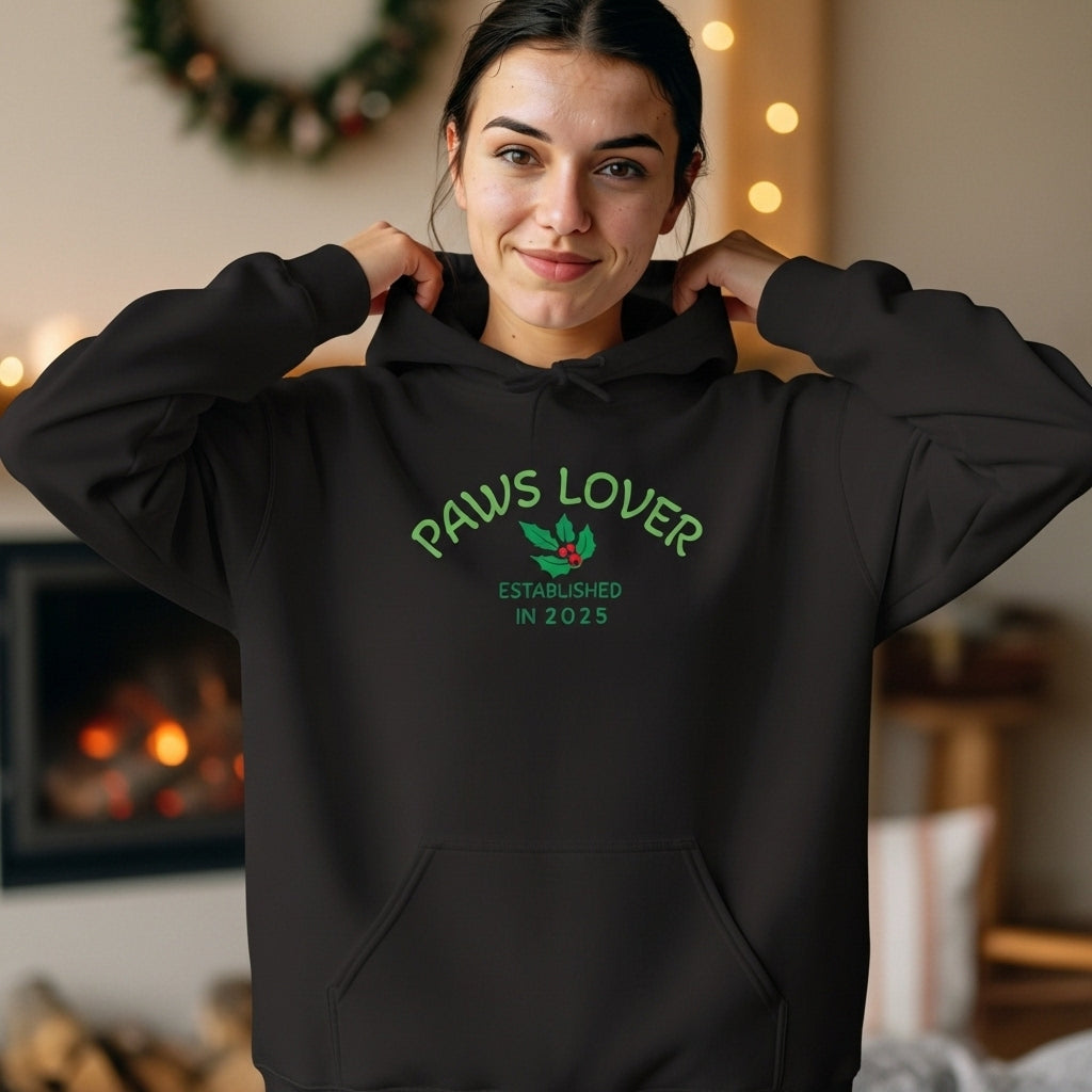 Paws Lover Hoodie — Cute Paw Print "Paws Lover" Graphic Sweatshirt