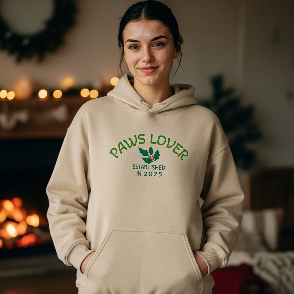 Paws Lover Hoodie — Cute Paw Print "Paws Lover" Graphic Sweatshirt