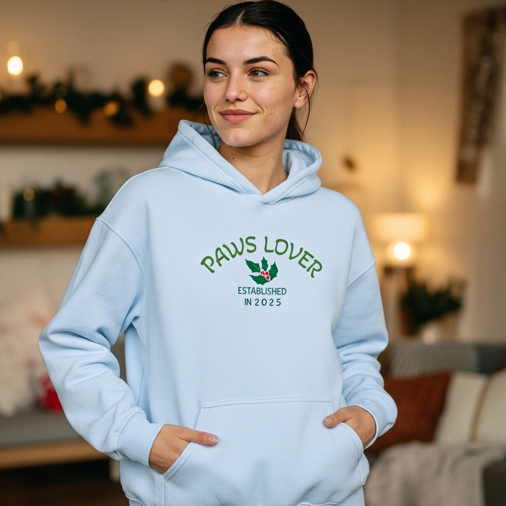 Paws Lover Hoodie — Cute Paw Print "Paws Lover" Graphic Sweatshirt
