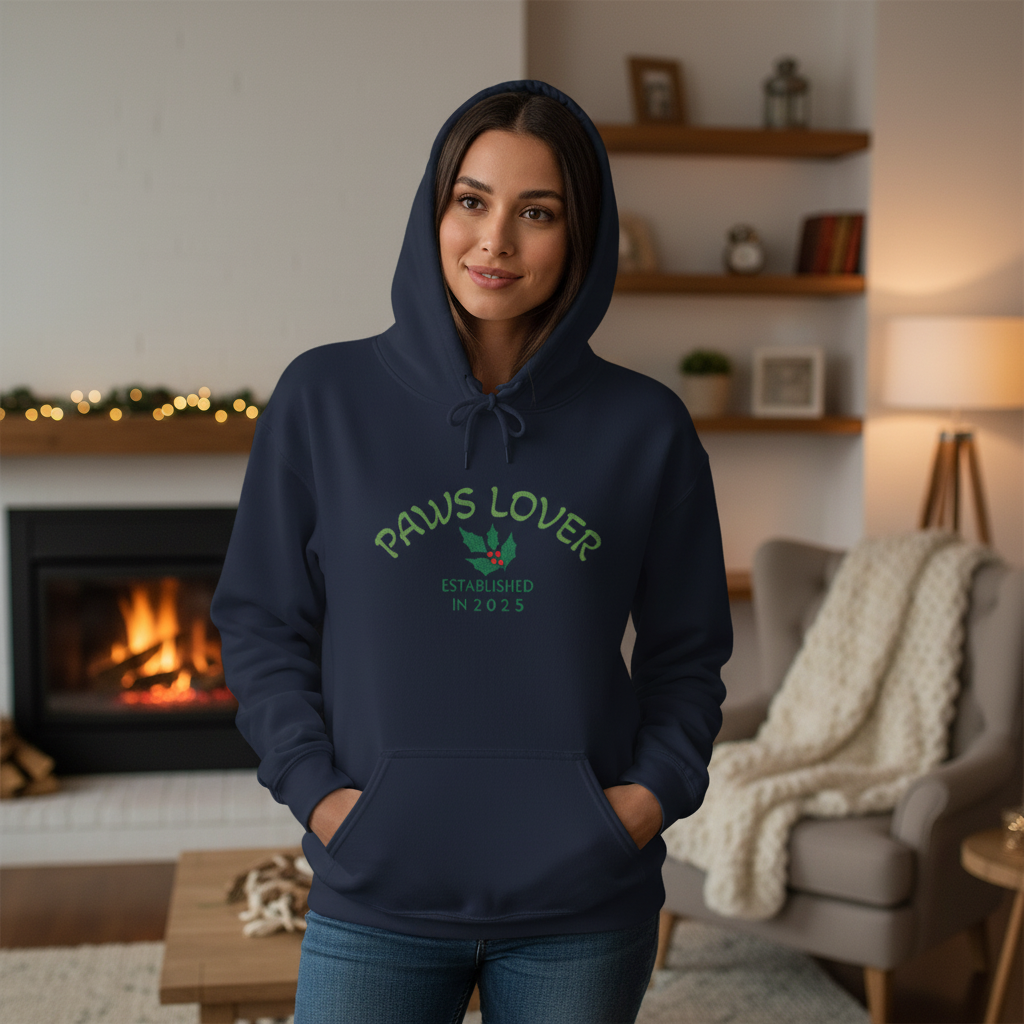 Paws Lover Hoodie — Cute Paw Print "Paws Lover" Graphic Sweatshirt